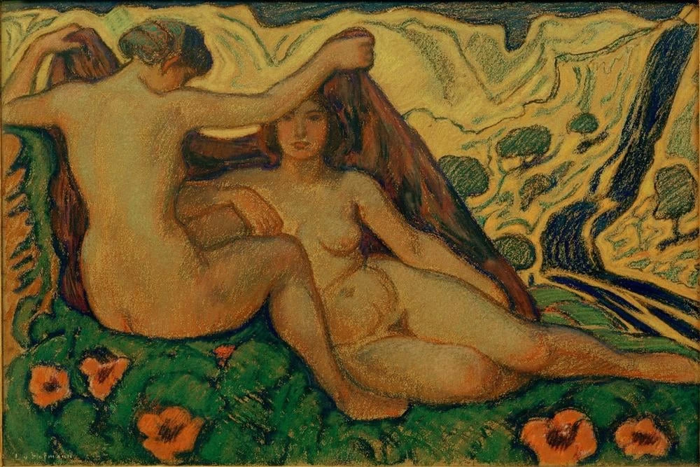 Due nudi nel paesaggio italiano - Husum, Nordfriesisches Museum Nissenhaus